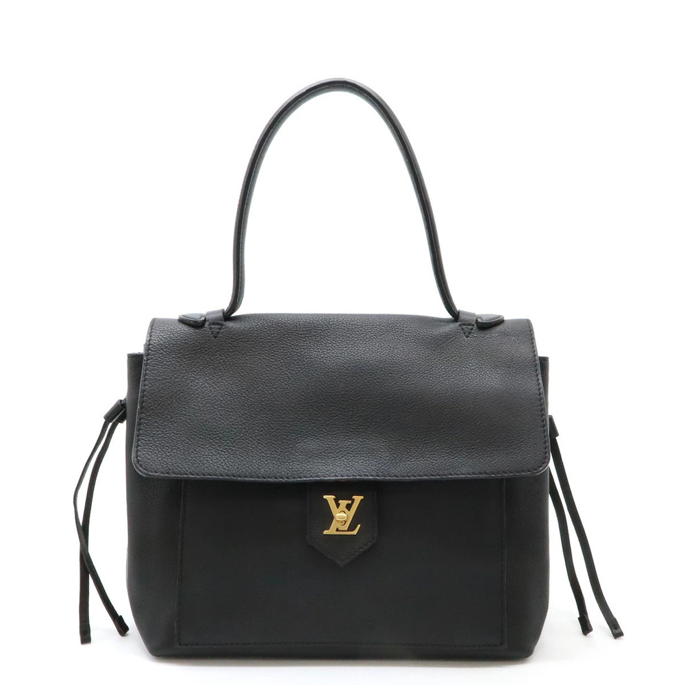 LOUIS VUITTON Lockme One Handle Handbag Noir Black